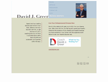 Tablet Screenshot of davidgreer.ca